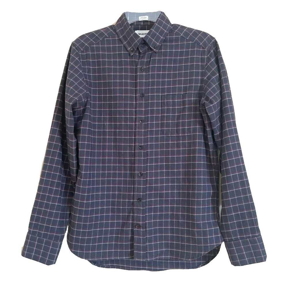 Taylor Stitch The Jack Plaid Flannel Shirt Men’s 36 Gorpcore Outdoors